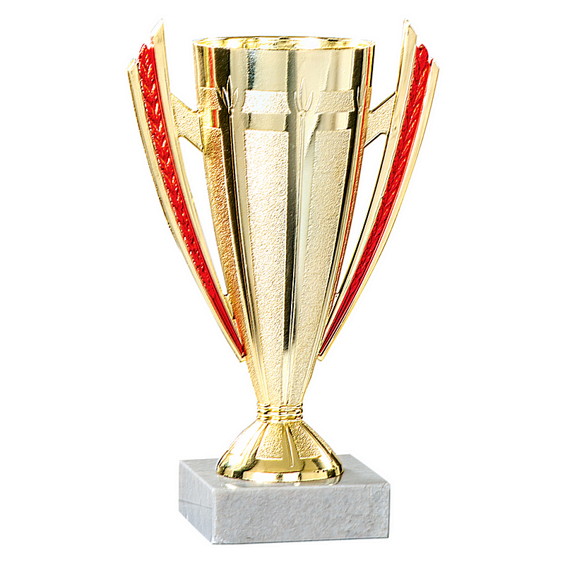 Coupe Or et Rouge à anses Champion - Réf. 24-0801