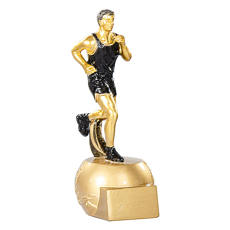 Trophée Course à pied épreuve masculine - Résine Finition Bronze