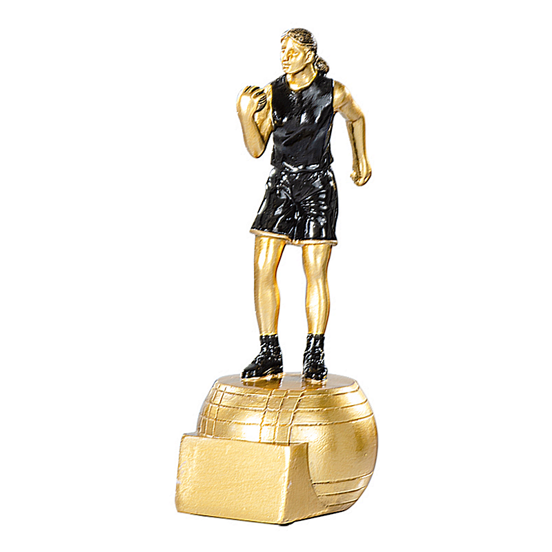 Trophée Pétanque féminine - Résine Finition Bronze