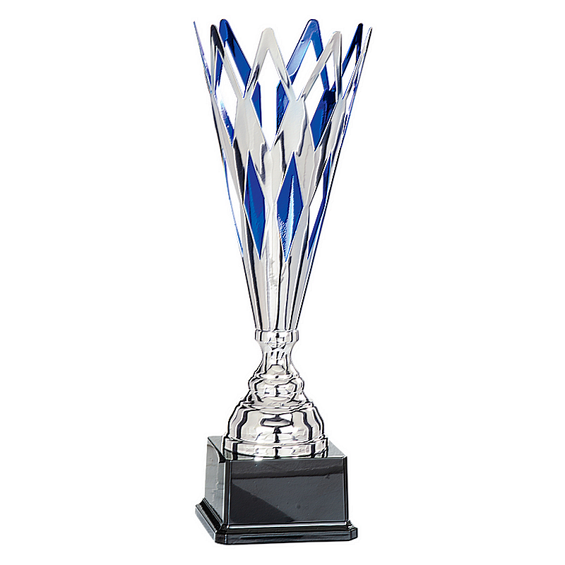 Coupe Argent et Bleu Rosace - Réf. 24-7041