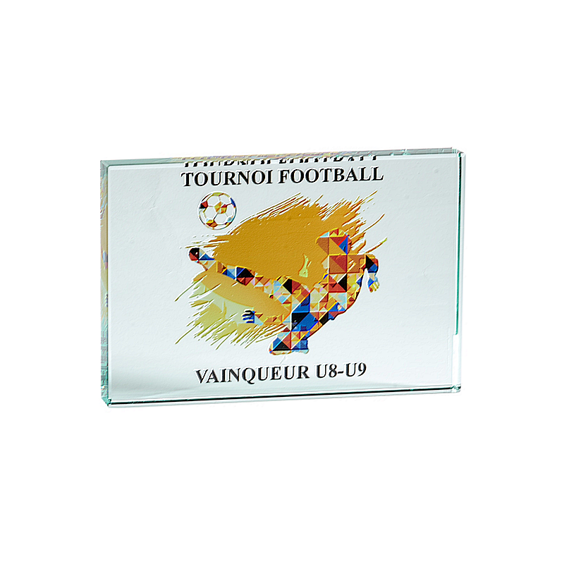 Trophée Personnalisé en Verre Rectangulaire - Réf. 24-153-21