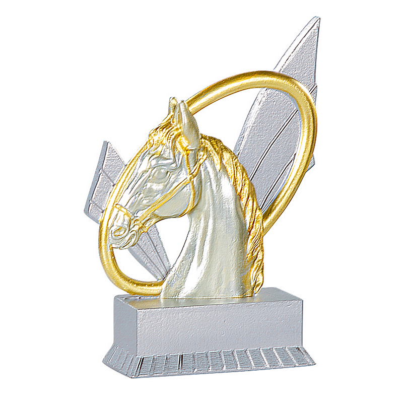 Trophée équitation Argent et Or - Réf. 24-99-31407