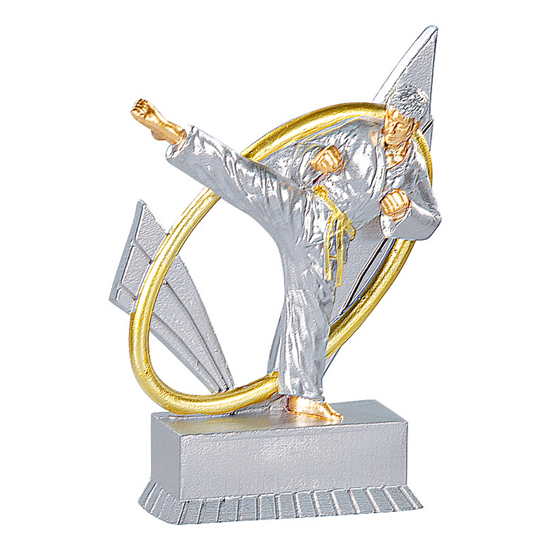 Trophée karaté Argent et Or - Réf. 24-100-31419