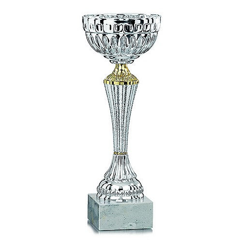 Coupe Argent et Or - Socle en Marbre - Réf. 24-1821