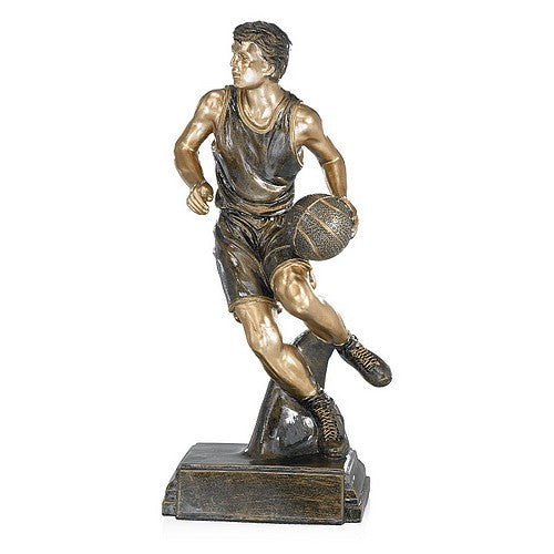 Trophée Basket Bronze - Résine