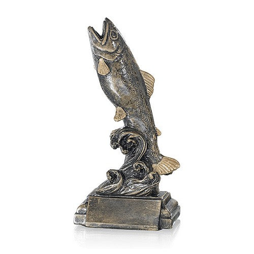 Trophée Pêche Bronze - Résine