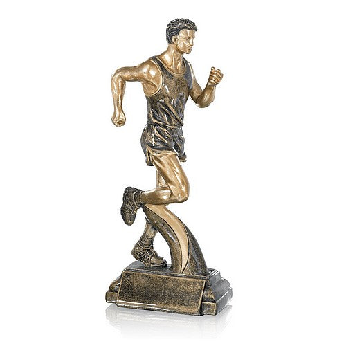 Trophée Course à pied Homme - Résine Finition Bronze