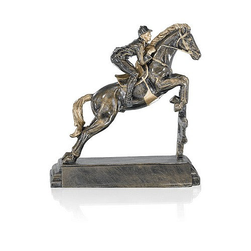 Trophée Équitation Cavalier et Cheval - Résine