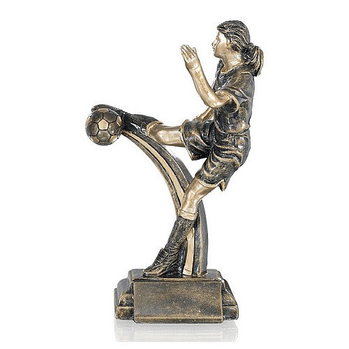 Trophée Football Féminin - Résine