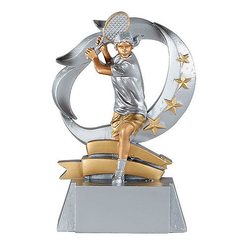 Trophée Tennis Féminin - Résine
