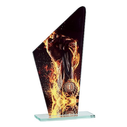 Trophée Victoire en Verre 22 cm