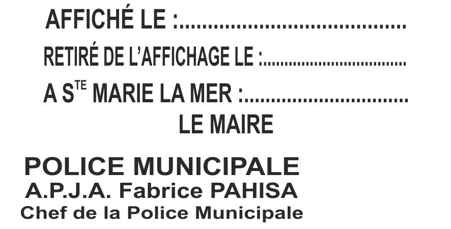 Tampon Personnalisé Texte 8 lignes - Tampon TRODAT Printy 4926 75x38mm