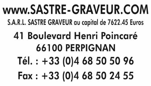 Tampon Personnalisé Texte 6 lignes - Tampon TRODAT Metal Line 5203 49x28mm