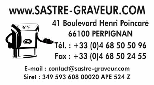 Tampon Encreur Bois 7 lignes 60x35mm