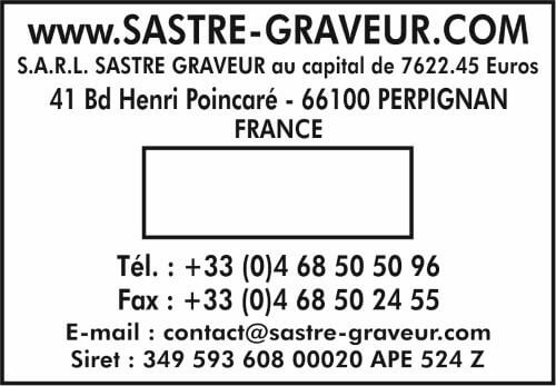 Tampon Dateur TRODAT Metal Line 5480 - 68x47mm - 4+4lignes