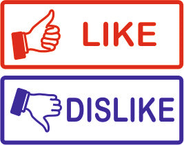 Tampons Formule Duo J'AIME/J'AIME PAS - TRODAT Printy 4912