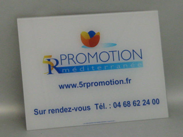 Plaque Professionnelle en Plexiglass 30x25 cm