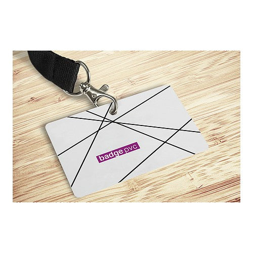 Badge 70x30 en PVC