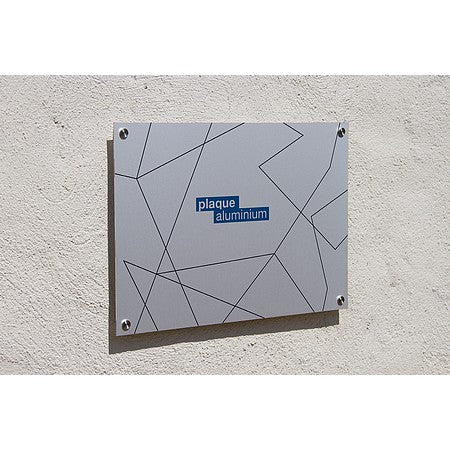 Plaque professionnelle en Aluminium 30x20 cm