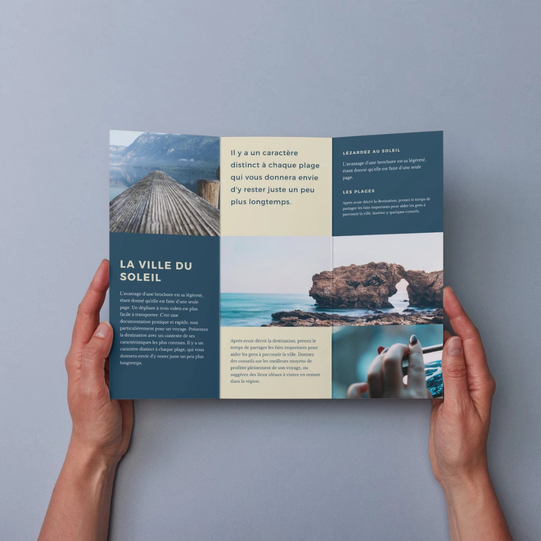 Dépliant Format A4 - Recto/Verso