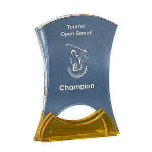 Trophée plexiglass + écrin réf. 20-178-11 à partir de 46.50€