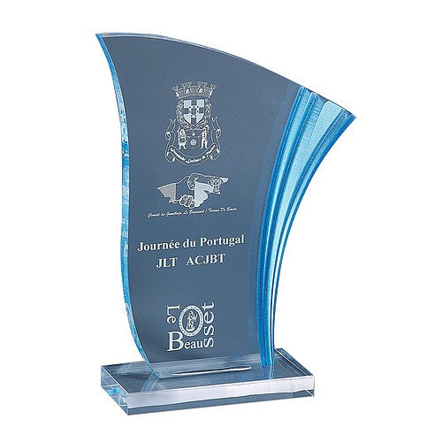 Trophée plexiglass + écrin réf. 20-179-31 à partir de 46.60€