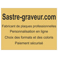 Plaque en laiton gravée - 40x30cm ou 1200cm2