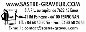 Tampon encreur SHINY Printer S-854 - 58x22mm - 5 lignes , S-854-7