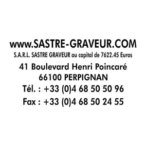 Pour TRODAT 5203, SHINY E-903 ou COLOP 2300