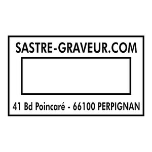 Pour TRODAT 5430, SHINY E-910 ou COLOP 2160