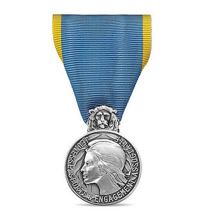 Médaille de la Jeunesse et des Sports, classe Argent